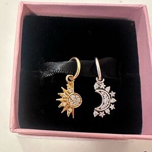 Pandora Moon/Sun Charms